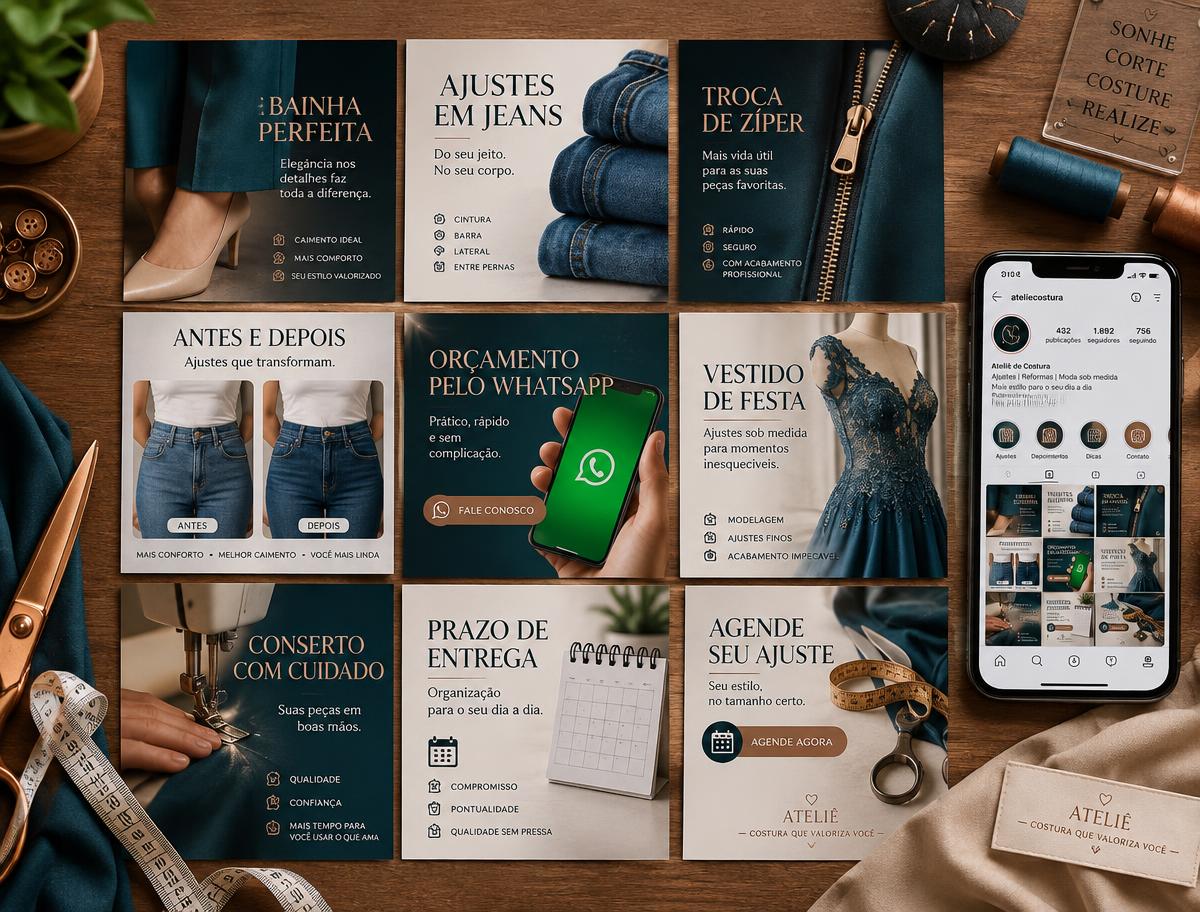 Mockup de 365 artes para redes sociais